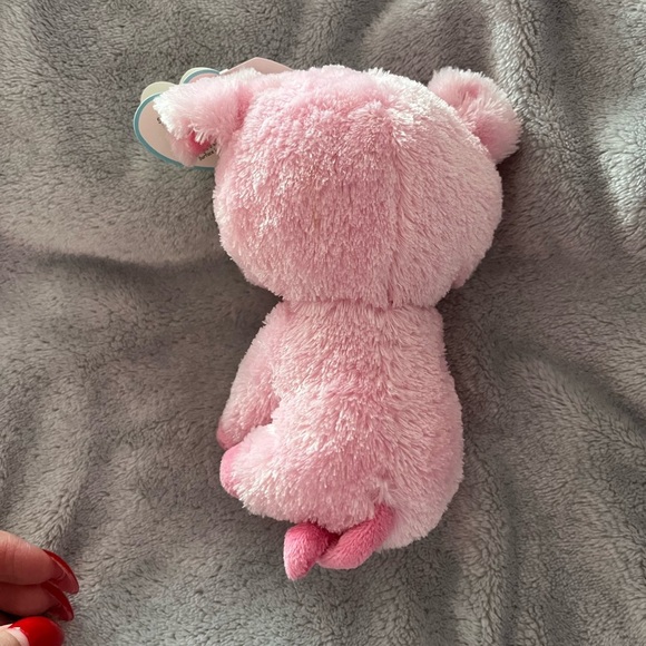Small pink Corky pig beanie boo from Ty - Picture 3 of 4